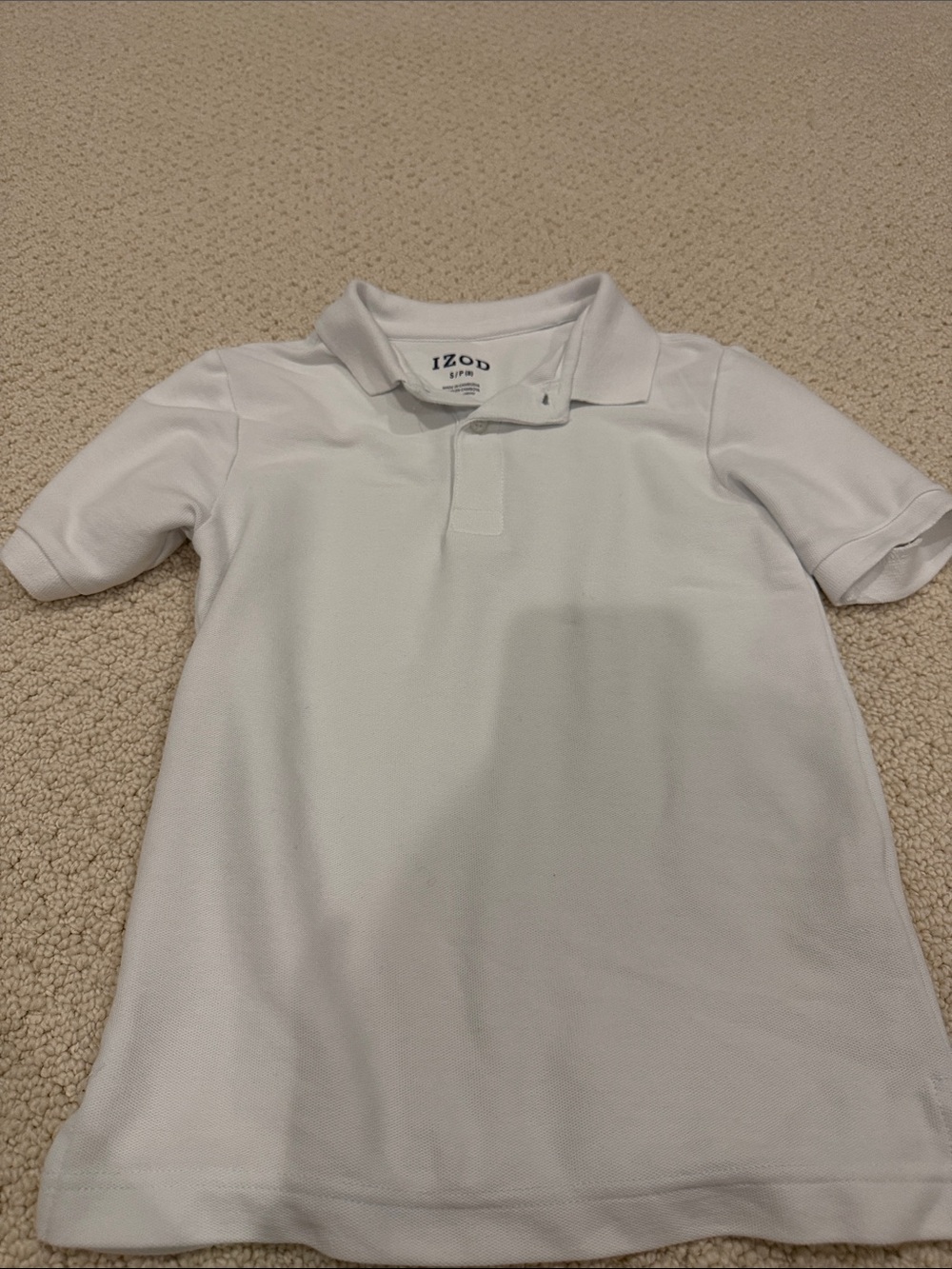 Izod White Kids Polo Shirt